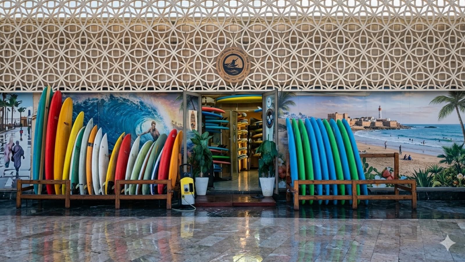 Rabat Surf Club plage des Oudayas — cours de surf